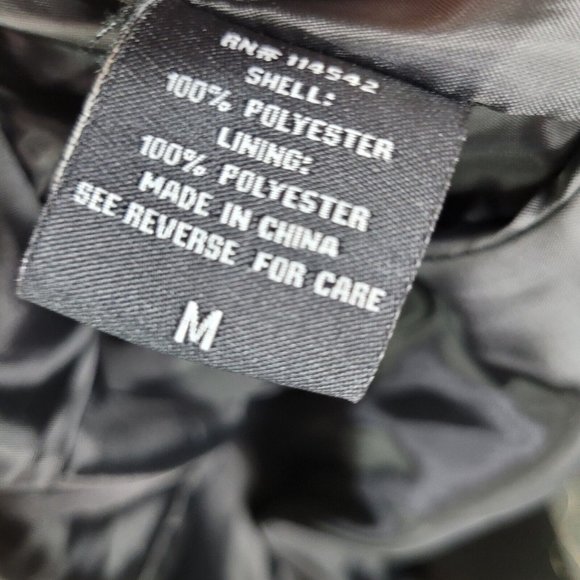 J2 JOUJOU Size Medium Sweatshirt Jacket Peacoat Black Belted Warm Button Up - Picture 5 of 5